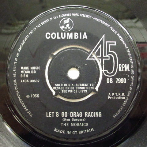 MOSAICS - Let's Go Drag Racing (UK:Orig.+CS!)