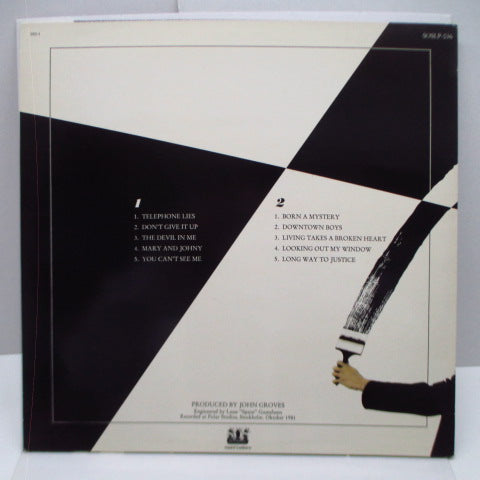 RADIO, THE (ザ・レディオ) - Black Paint White Colour (Sweden Orig.LP)