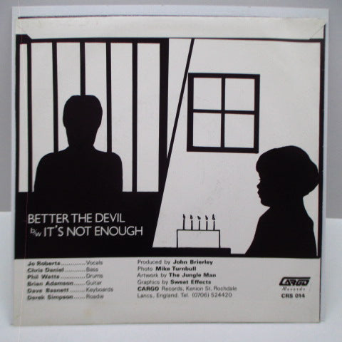 OUT, THE (ジ・アウト) - Better The Devil (UK オリジナル 7"/光沢ソフト紙折り返しジャケ) '81年セカンド!