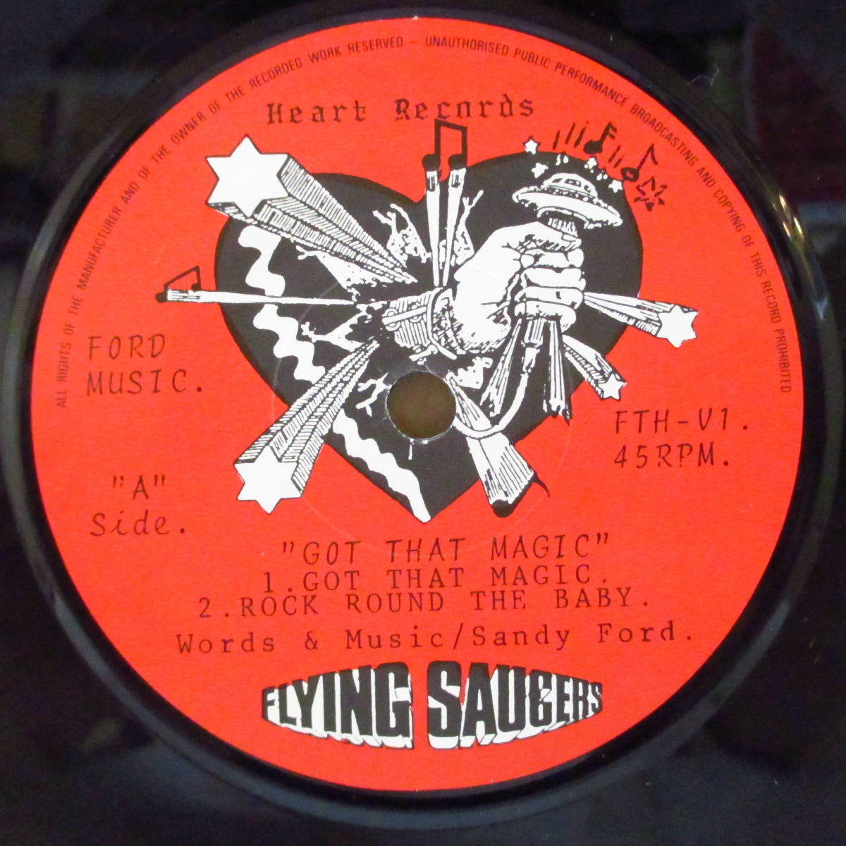 FLYING SAUCERS (フライング・ソーサーズ) - Got That Magic +3 (UK オリジナル 7"/サイン入りジャケ)