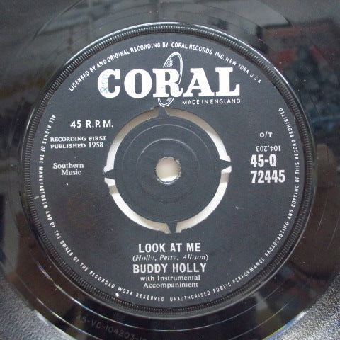 BUDDY HOLLY - Look At Me (UK Orig)