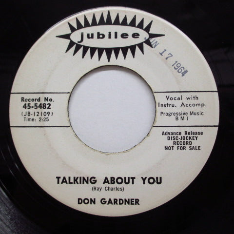Don Gardner - I Really Love You Baby (Promo)