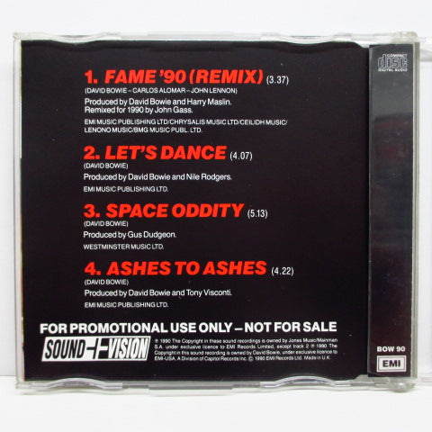 DAVID BOWIE (デヴィッド・ボウイ) - Selections From Changesbowie (UK PROMO CD)