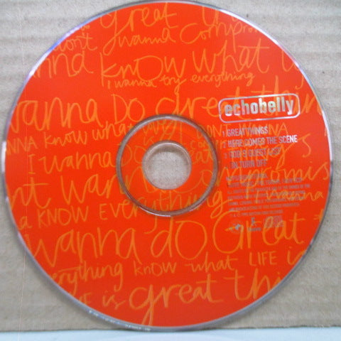 ECHOBELLY (エコーベリー) - Great Things (EU オリジナル CD-EP/FAUV 5CD)