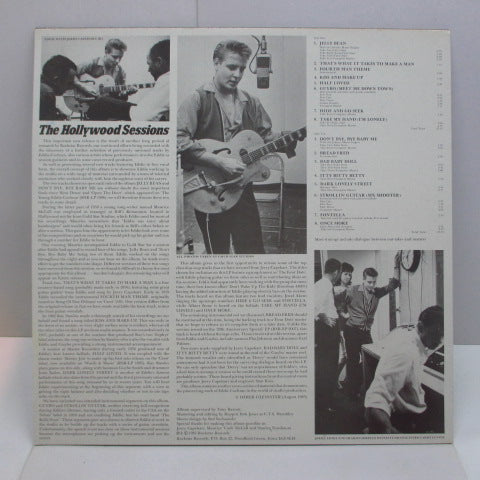 EDDIE COCHRAN (エディ・コクラン) - The Hollywood Sessions (UK オリジナル・モノラル LP) '59年スタジオ・セッション発掘音源