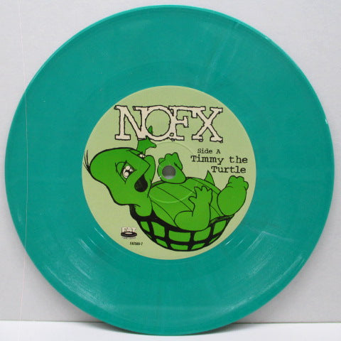 NOFX (ノーエフエックス) - Timmy The Turtle (US 9,537枚限定「グリーンヴァイナル」7"/光沢固紙ジャケ) Vo.はダンカン・レッドモンズ (スナッフ)!