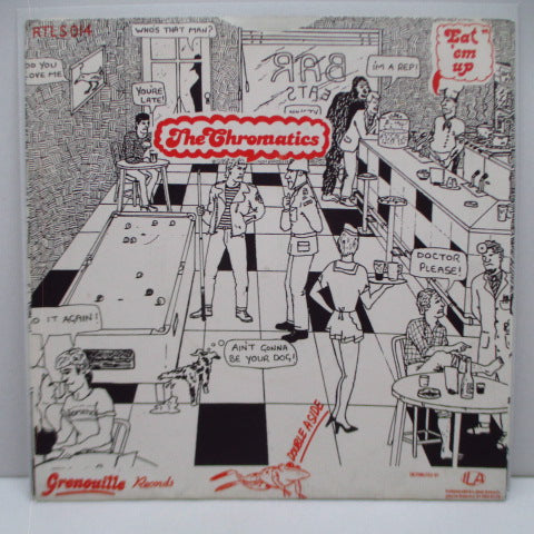 CHROMATICS, THE (ザ ・クロマティクス)- I'm A Rep / Eat Em Up (UK オリジナル 7"/マットソフト紙ジャケ)