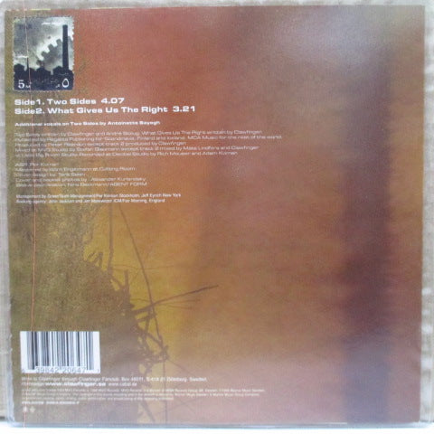 CLAWFINGER (クローフィンガー) -Two Sides (UK 限定クリアヴァイナル 7")