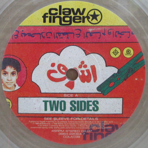CLAWFINGER (クローフィンガー) -Two Sides (UK 限定クリアヴァイナル 7")