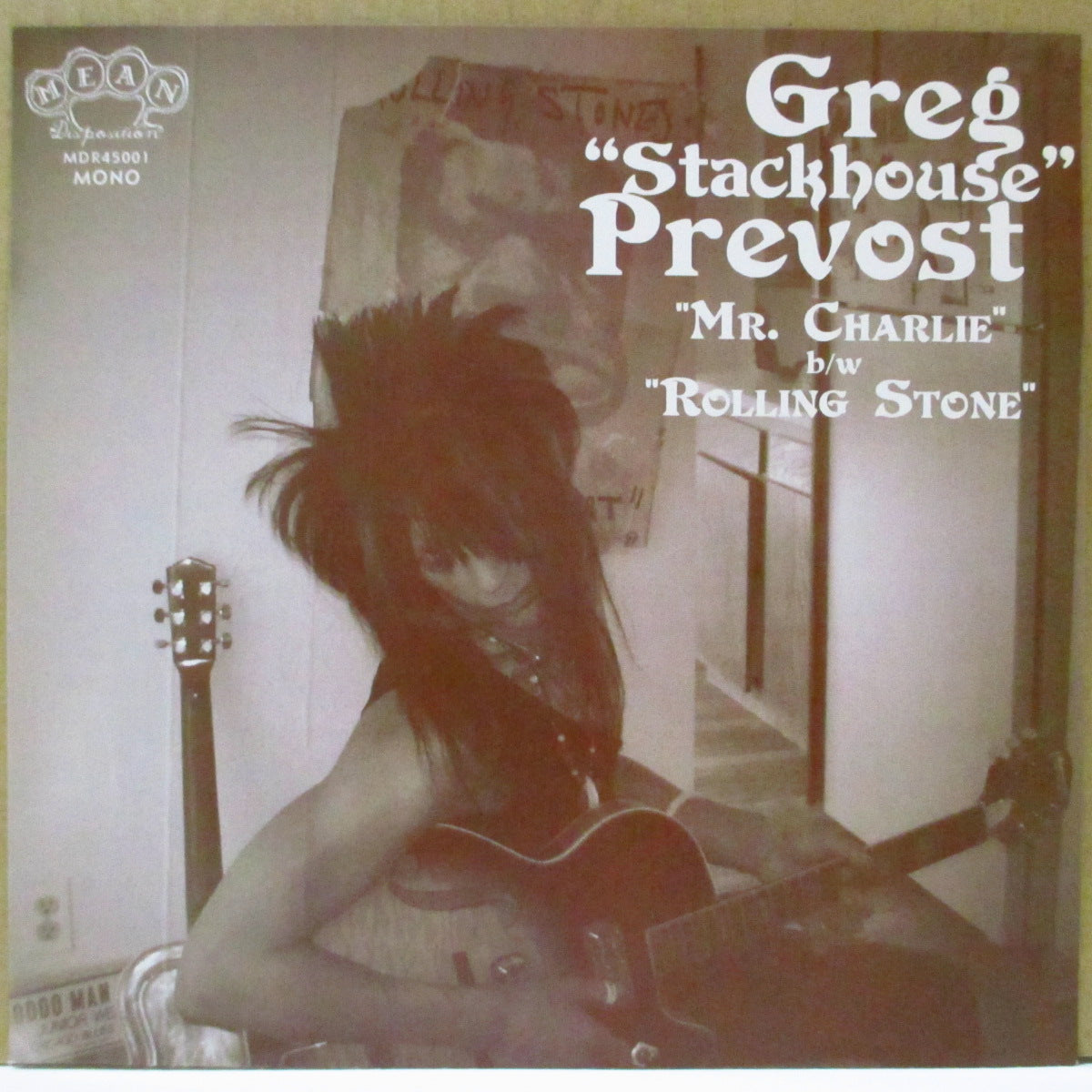 GREG 'STACKHOUSE' PREVOST (グレッグ・スタックハウス・プレヴォスト) - Mr. Charlie (Spain オリジナル・モノラル 7"/廃盤 New)