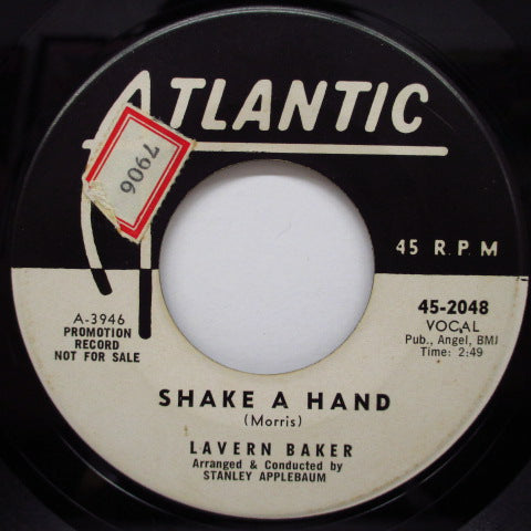 LAVERN BAKER - Manana / Shake A Hand (Promo)