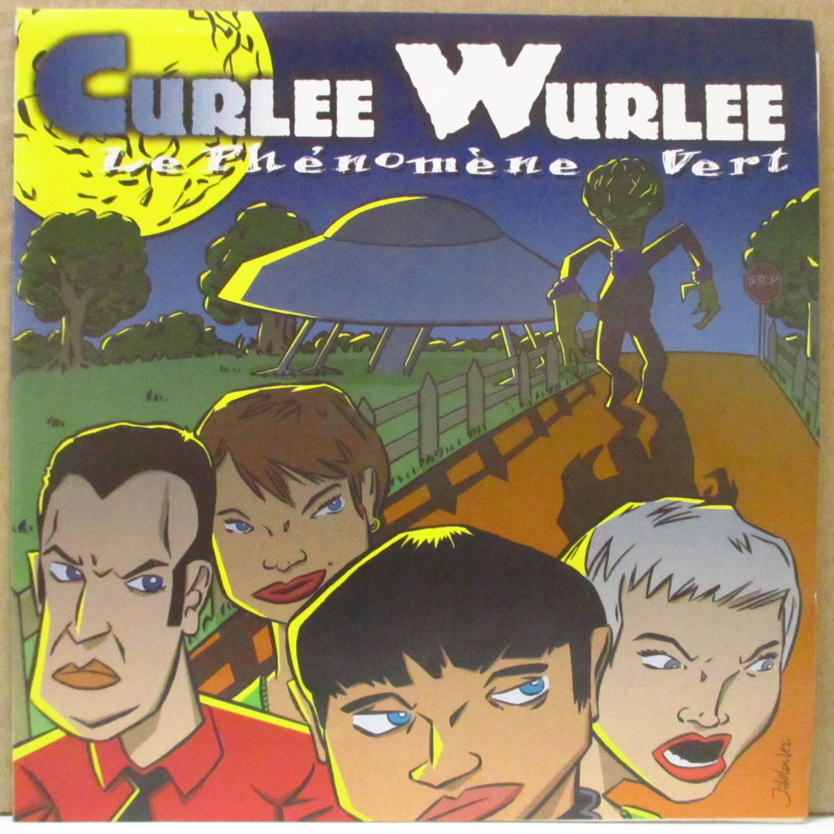 CURLEE WURLEE (カーリー・ワーリー) - Le Phenomene Vert (France Orig.7")