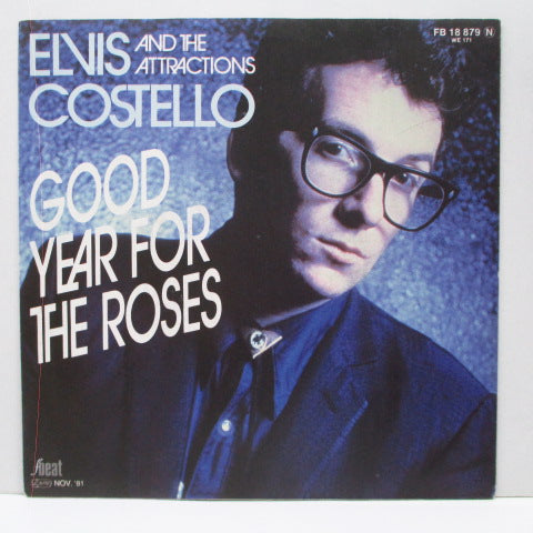 ELVIS COSTELLO & The Attractions - Good Year For The Roses (German Orig.7"+PS)