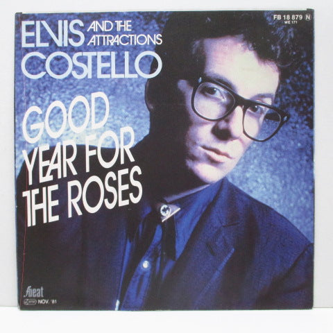ELVIS COSTELLO And The Attractions (エルヴィス・コステロ & ジ・アトラクションズ) - Good Year For The Roses (German Orig.7"+PS)