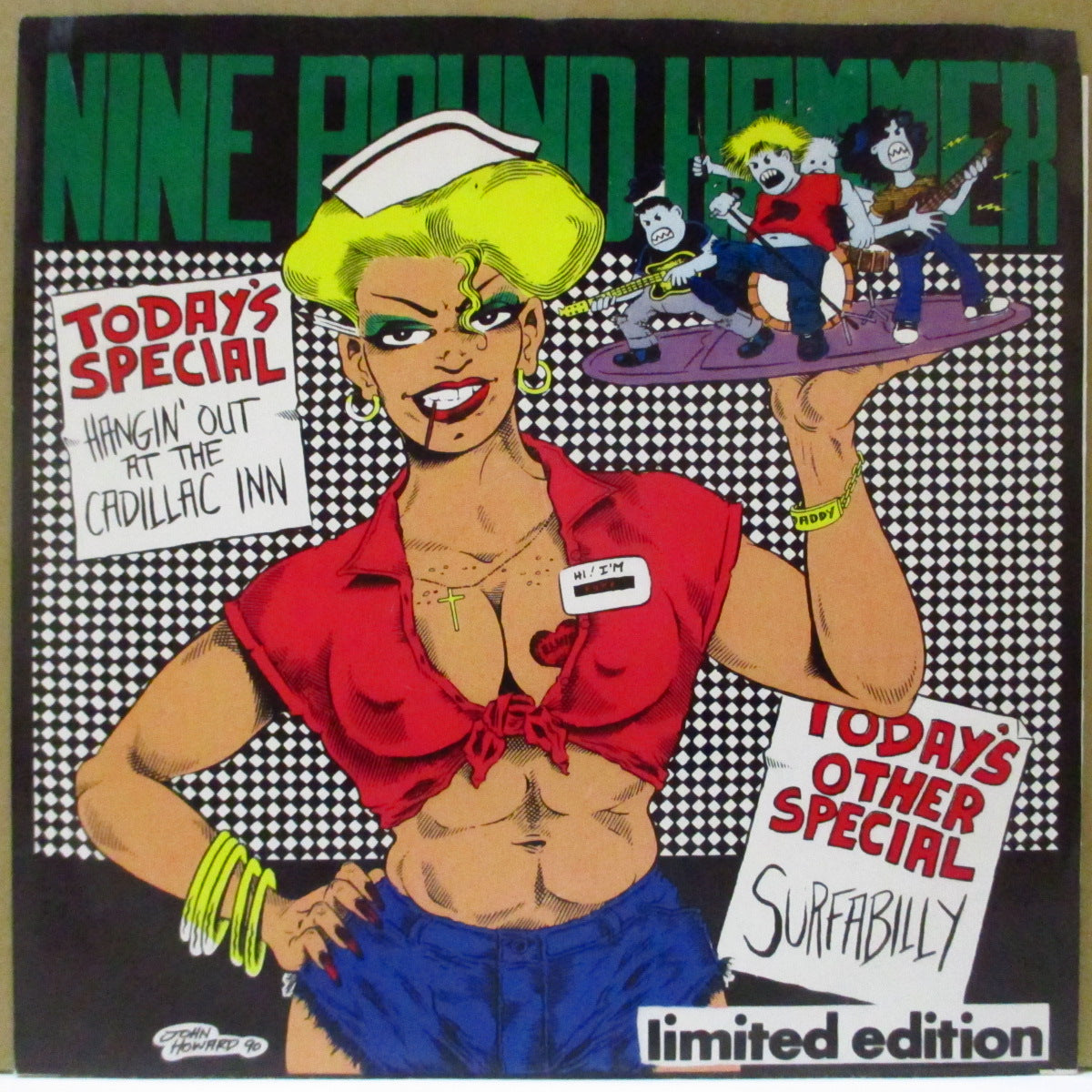 NINE POUND HAMMER (ナイン・パウンド・ハンマー) - Hangin' Out At The Cadillac Inn (US Limited Pink Vinyl 7")