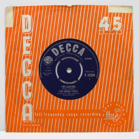 MARK FOUR - Hurt Me If You Will (UK Orig.7"+CS)