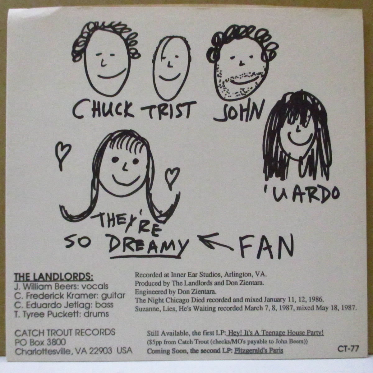 LANDLORDS, THE (ランドローズ) - Our Favorite Songs! (US Orig.7")