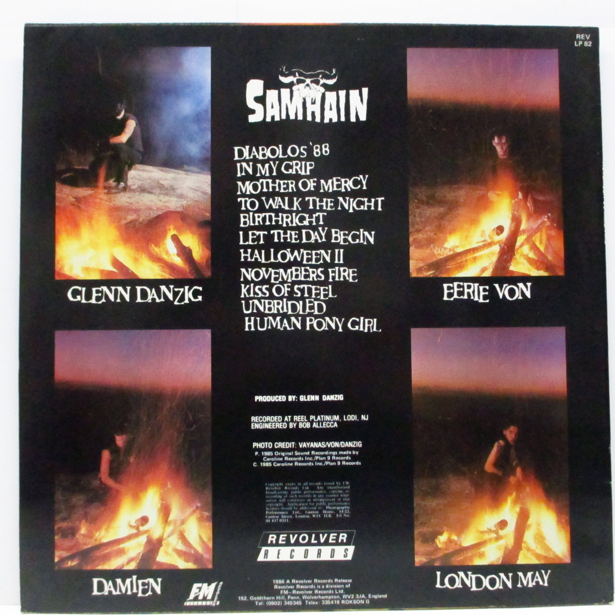 SAMHAIN (サムヘイン) - November-Coming-Fire (UK オリジナル LP)