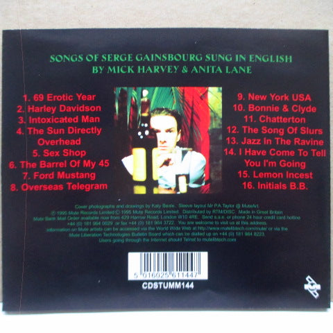 MICK HARVEY - Intoxicated Man (UK/EU Orig.CD)