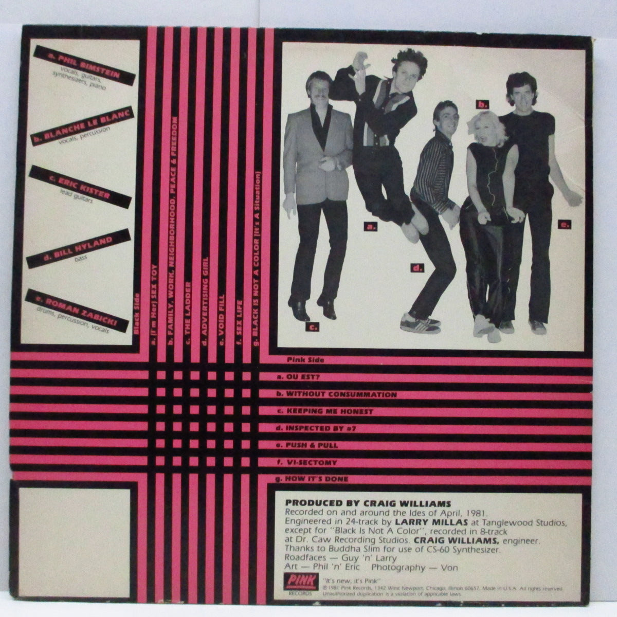 PHIL 'N' THE BLANKS (フィル & ザ ・ブランクス) - Multiple Choice (US オリジナル LP)
