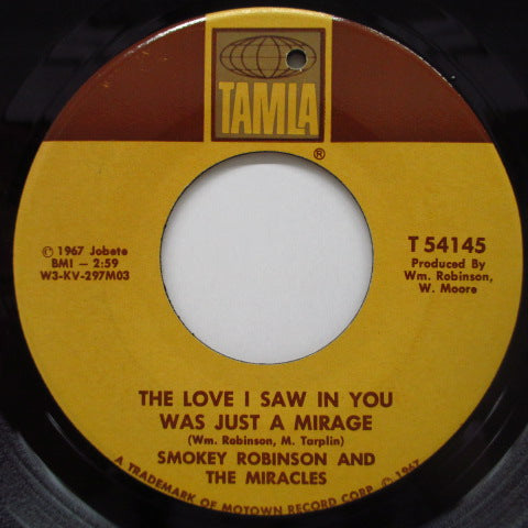 MIRACLES (SMOKEY ROBINSON & THE) (スモーキー・ロビンソン&ザ・ミラクルズ) - Come Spy With Me (Orig.Brown Bar Label)