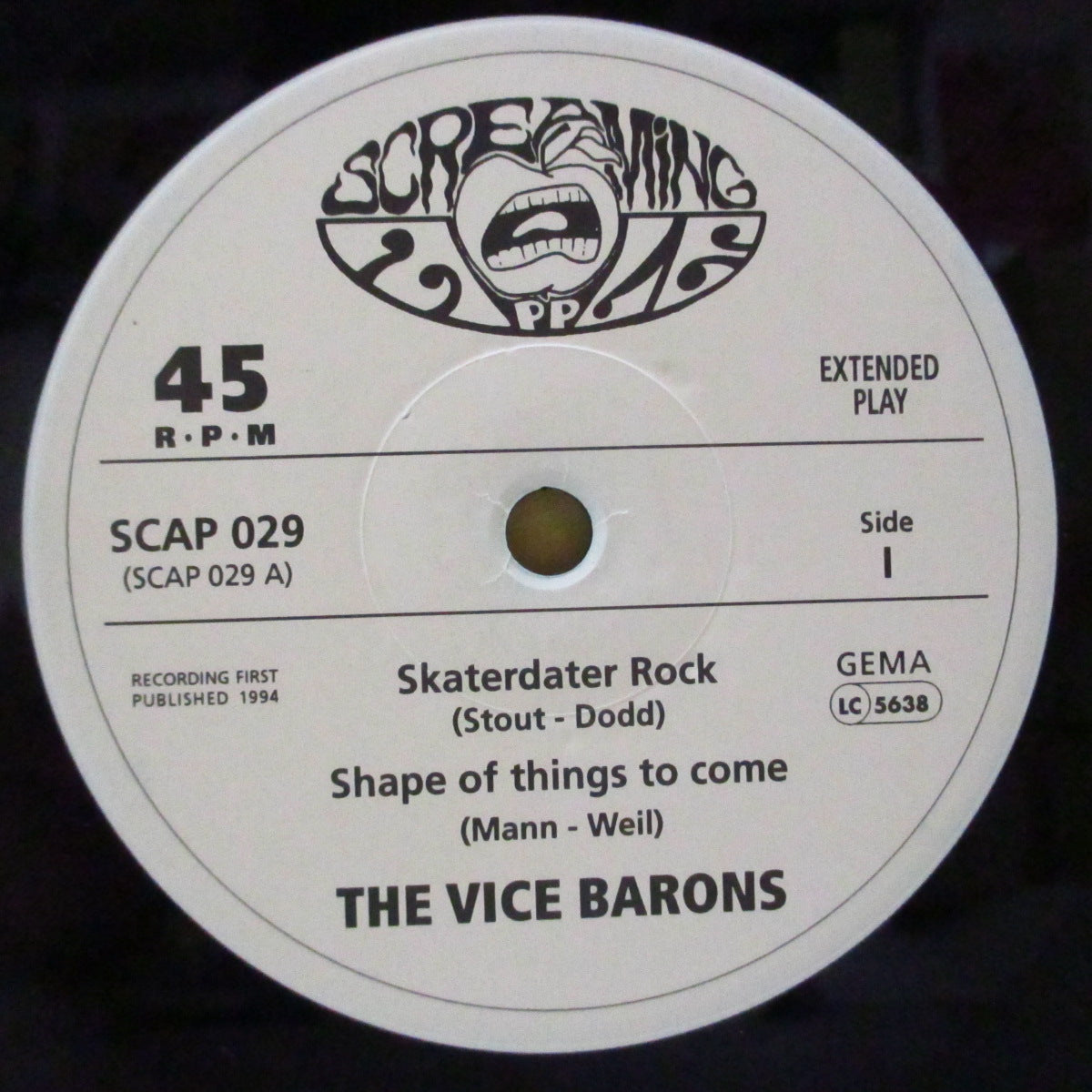 VICE BARONS, THE (ザ・ヴァイス・バロンズ) - Arrowheads! (German Orig.7")