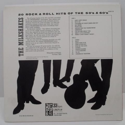 MILKSHAKES (ザ・ミルクシェイクス) - 20 Rock And Roll Hits Of The 50's And 60's (UK Orig.LP)