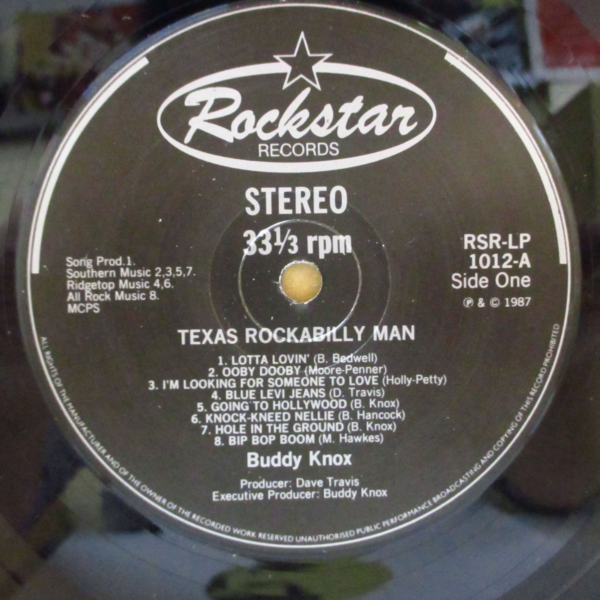 BUDDY KNOX (バディ・ノックス) - Texas Rockabilly Man (UK Orig.Mono LP)