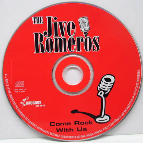 JIVE ROMEROS, THE (ザ・ジャイヴ・ロメロズ) - Come Rock With Us (UK オリジナル CD)