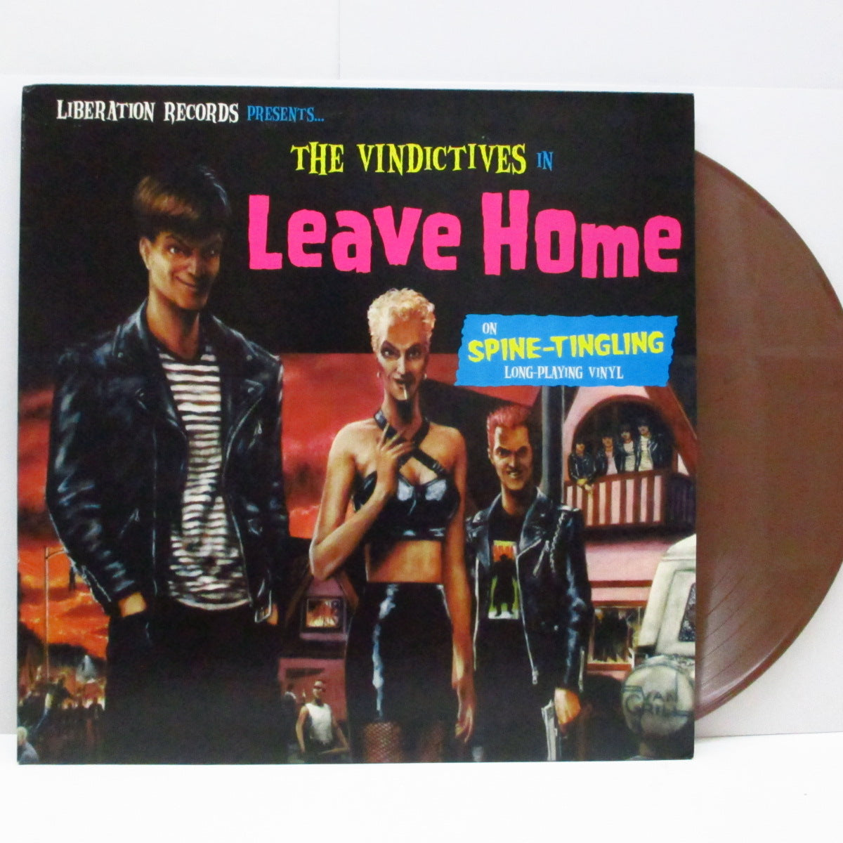 VINDICTIVES, THE (ヴィンディクティヴズ) - Leave Home (US '98 限定再発ブラウンヴァイナル LP+インサート/L-37808)