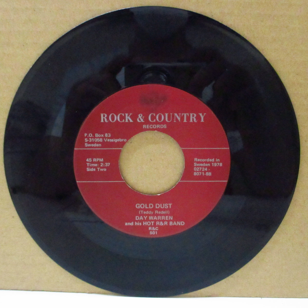 DAY WARREN AND HID R&R BAND (デイ・ウォーレン・アンド・ヒズ・R&R・バンド) - I'm Walking (Sweden オリジナル 7")