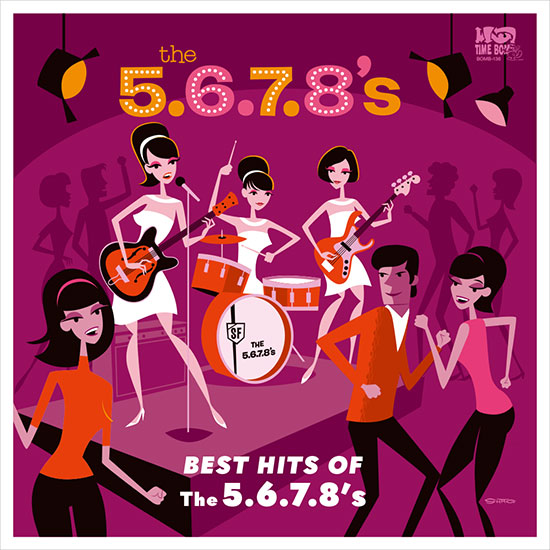THE 5.6.7.8 ’S-BEST HITS OF THE 5.6.7.8 ’S (LP)
