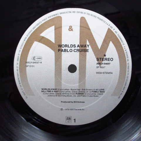 PABLO CRUISE (パブロ・クルーズ) - Worlds Away (Dutch Orig.LP)