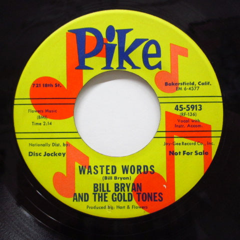 BILL BRYAN & THE GOLD TONES-Rocking Chair (Promo)