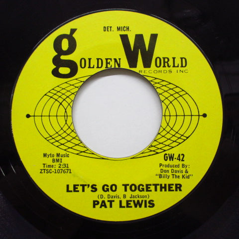 PAT LEWIS (パット・ルイス) - Can't Shake It Loose (Orig)
