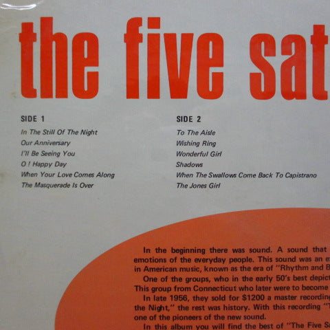 FIVE Satins - Best Of the Five Satins (Orig.Stereo)