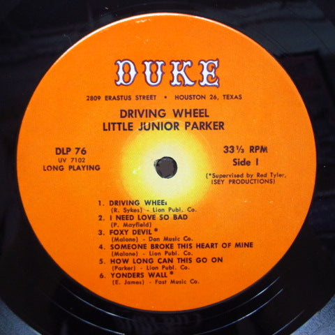LITTLE JUNIOR PARKER (ジュニア・パーカー) - Driving Wheel (US Orig.LP)