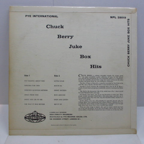 CHUCK BERRY (チャック・ベリー) - Juke Box Hits (New Jukebox Hits ) (UK Orig.MONO/CFS)