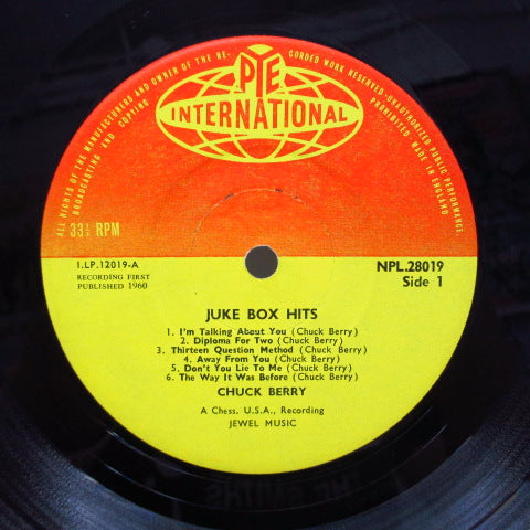 CHUCK BERRY (チャック・ベリー) - Juke Box Hits (New Jukebox Hits ) (UK Orig.MONO/CFS)