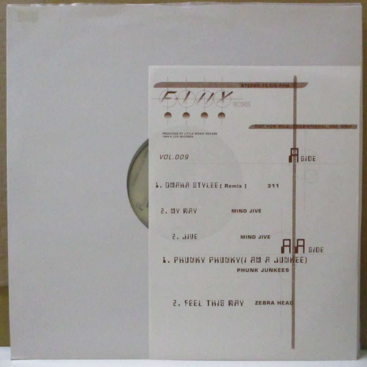 V.A. (90's US・ミクスチャー〜ラップメタル・コンピ) - Vol. 009 (US Promo.12"+Insert/Die-Cut CVR)