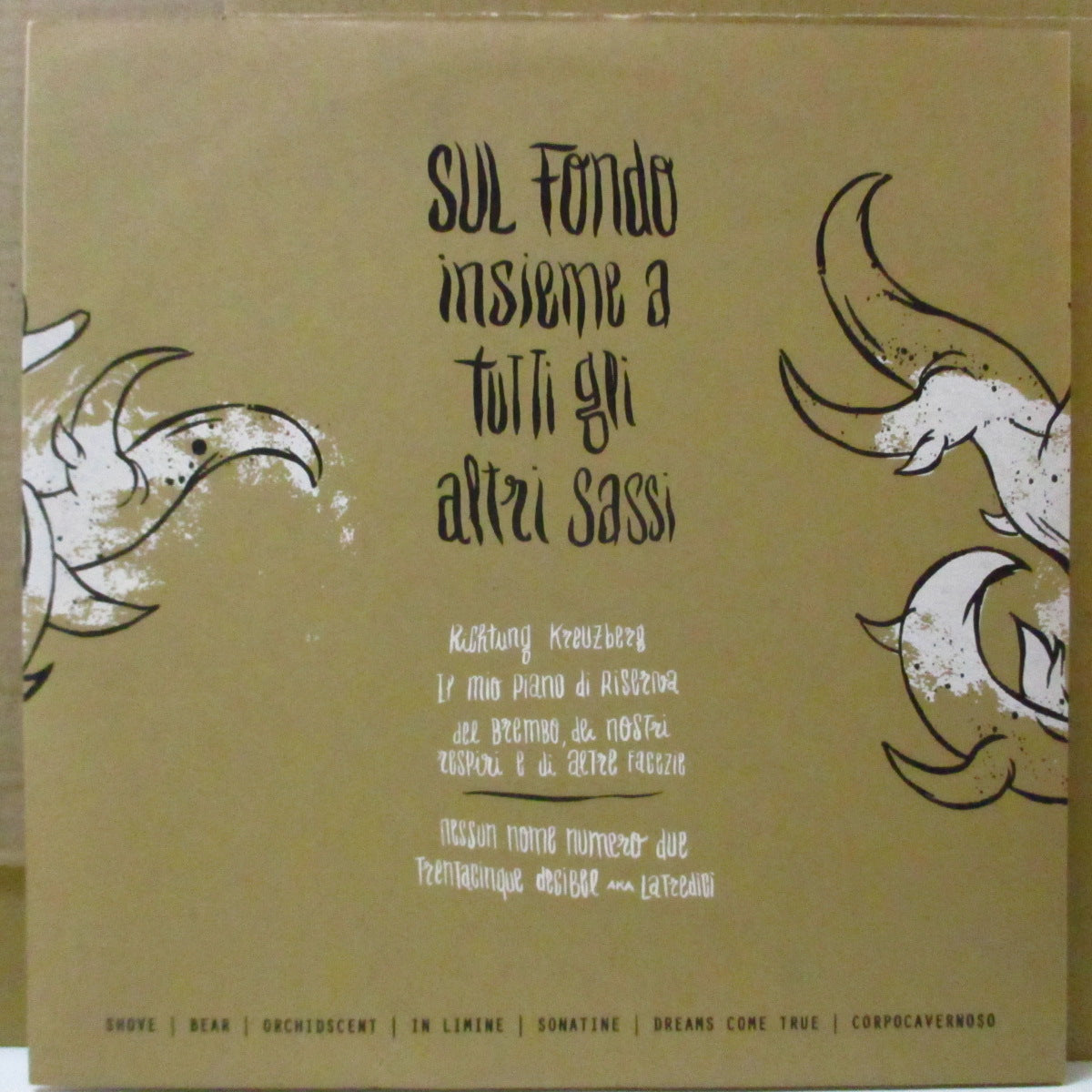 INFARTO, SCHEISSE!, THE (ジ・インファルト、シャイセ!) - Sul Fondo Insieme A Tutti Gli Altri Sassi (Italy Limited 399 LP+CD-R/Numbered Fold-Out CVR)