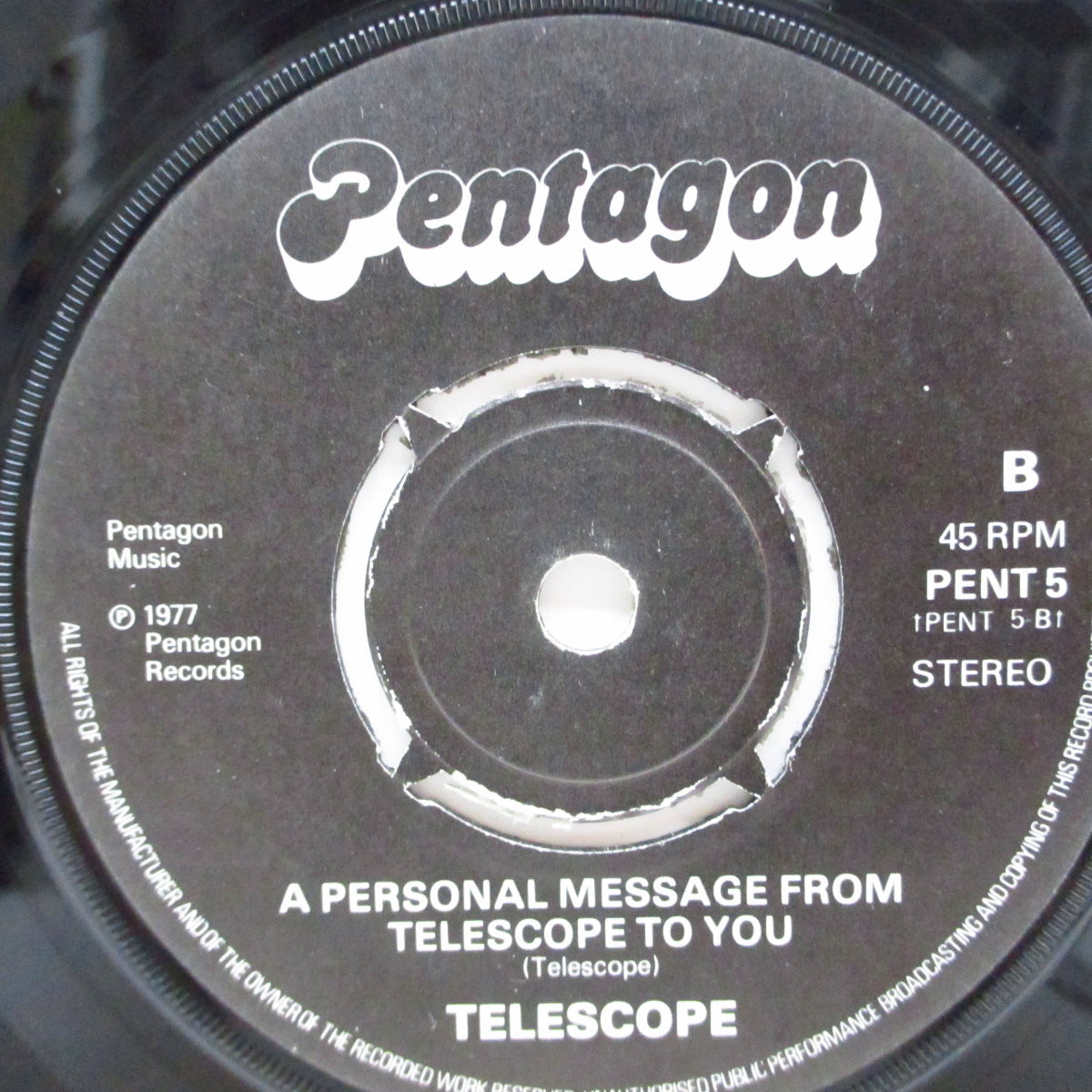 TELESCOPE (テレスコープ) - Bye Byes Ain't Nice (UK Orig.7")