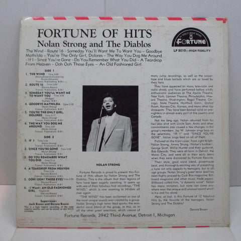 NOLAN STRONG & THE DIABLOS (ノーラン・ストロング&ディアブロズ) - Fortune Of Hits (Orig.Mono)