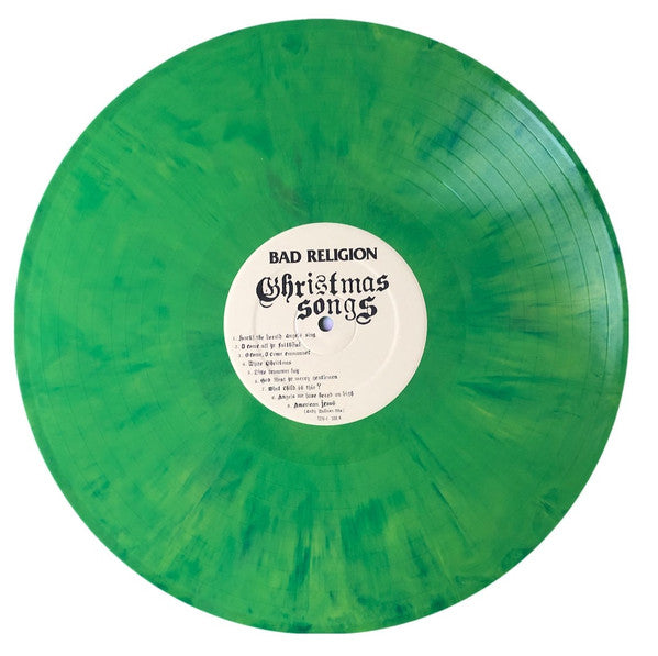 BAD RELIGION (バッド・レリジョン) - Christmas Songs (EU 1,000枚限定再発片面エッチング・グリーンヴァイナル LP/ New)