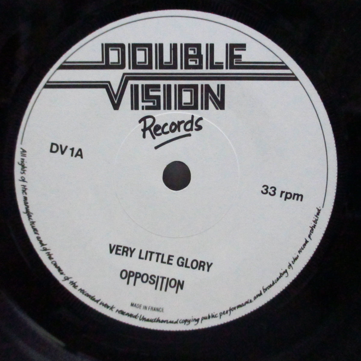 OPPOSITION, THE / VICTIMES OF CIRCUMSTANCE (ジ・オポジション / ヴィクティムズ・オブ・サーカムスタンス) - Very Little Glory / Wires (UK Orig.7")