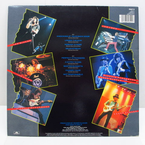DEEP PURPLE (ディープ・パープル) - Perfect Strangers (UK 限定「ピクチャー」LP/ステッカー付ダイカットジャケ) 限定「Knebworth '85」エディション!