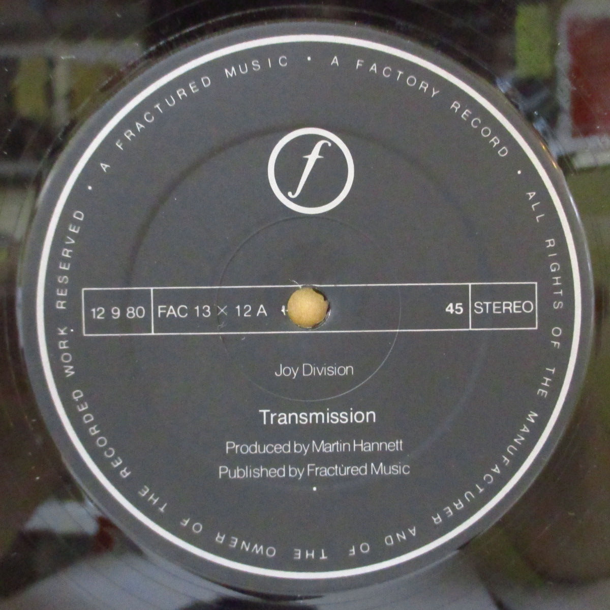 JOY DIVISION (ジョイ・ディヴィジョン) - Transmission (UK '81 初回オリジナル 12"/エンボス・ジャケ)