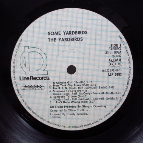 YARDBIRDS (ヤードバーズ) - Some Yardbirds (GERMAN Orig.)