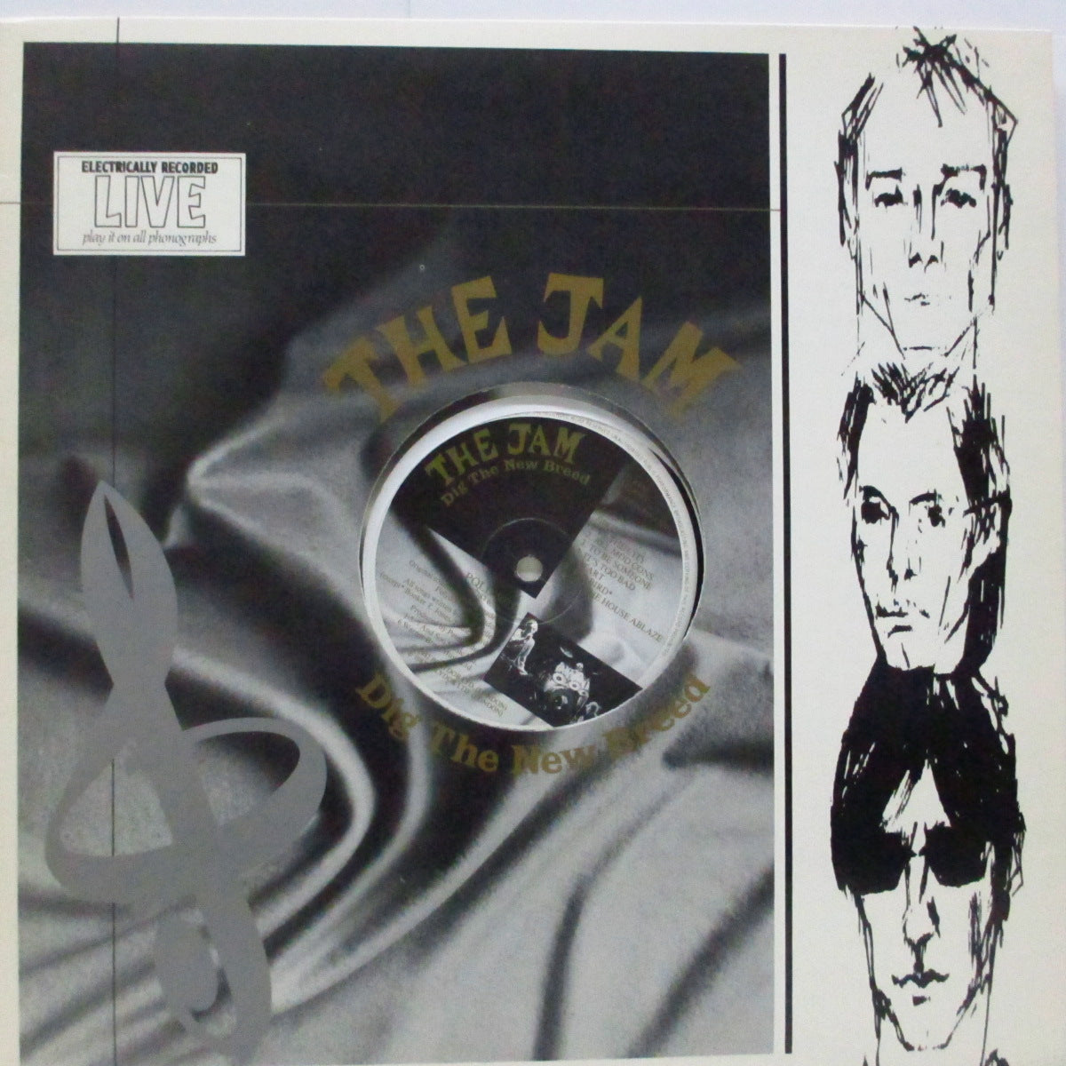 JAM, THE (ザ・ジャム) - Dig The New Breed (UK オリジナル LP+インナー、光沢折り返しジャケ/POLD 5075)