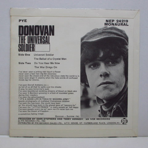 DONOVAN (ドノヴァン) - The Universal Soldier (UK Orig.EP)